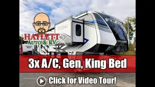 (SOLD) 2020 Fuzion 369 Luxury Toy Hauler Keystone Fifth Wheel RV