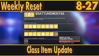 Destiny 2 Weekly Reset: Epic Exotic Class Item Update
