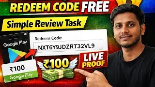 ₹100 Google Play Redeem Code FREE 😱 | Simple Review Task | Live Redeem Proof | Free Redeem Code App