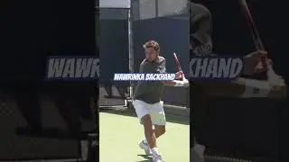 💥Wawrinka BLASTING A One Hand Backhand - Super Slow Motion #wawrinkabackhand #stanwawrinka