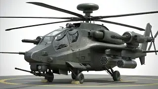 Вертолёт Shadow Viper 2026 года &mdash; ударный вертолёт нового поколения с технологией малозаметности ...