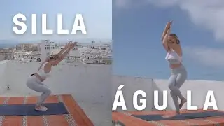 Utkatasana (silla) y garudasana (águila) - Lucía Liencres yoga