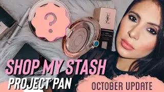 SHOP MY STASH PROJECT PAN: OCTOBER UPDATE #makeupuseup