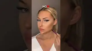 Контурирование линии подбородка 🔥#шорты #красота #контурирование #лайфхак #макияж