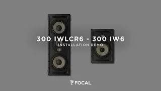 How to install 300 Series 300IWLCR6 & 300IW6 integration loudspeakers ?
