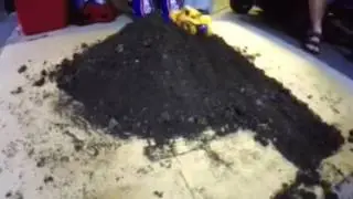 Leveling the coal pile time lapse