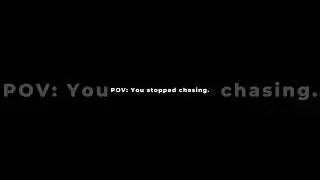 POV: You stopped chasing. #POV #relatable #shorts