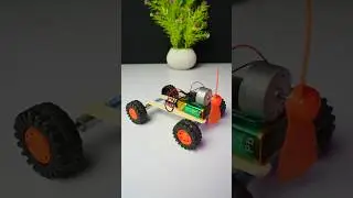 Air Powered Car Using Fan Motor! 😱🔥