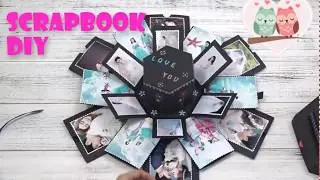 Tutoriel vidéo Album Scrapbooking Hibou Calin