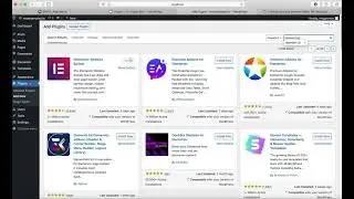 Installing Elementor Plugin for WordPress 2021