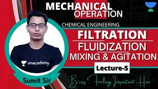 Filteration, Fludization & Mixing | L:5 | Mechanical Operation -2 | GATE Chemical 2021