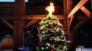 Dance in Front of Different Holiday Trees