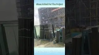 Guoxin Glass is waiting for installation at the project site #glasssolutions #safetyfirst