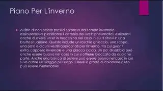 Piano Per L'inverno