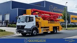 RESTORATION PUTZMEISTER CONRETE PUMP M24-4 | Paint shop Gouweleeuw