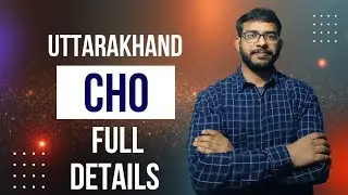 Uttarakhand CHO 2025 🔥 | Full Details | Nursing Vacancy