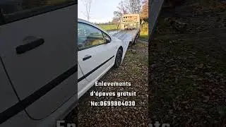 Enlevements d'&eacute;paves gratuit partout en &Icirc;le de France #epave #destruction #vhu