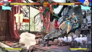 GGXrdR Venom / ヴェノム Anti-Air Counter-Hit 6P xx H QV Throw Reset 1