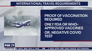 US eases international travel restrictions on Monday