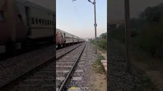 kalka Express Departed sonipat jn. #creatingforindia #travelwithparas #highspeedtrain #viral #videos