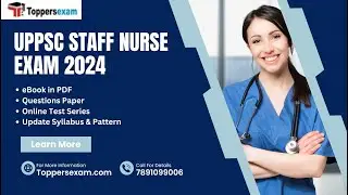 UPPSC STAFF NURSE Online Test Free 2024, Question Paper, Syllabus 2024, PDF Book