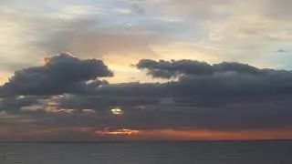 Cloudy Orange Sunrise