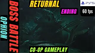 Returnal Final Boss Battle | Ophion | Ending | Co-op Gameplay | Ps5 HD 60 Fps
