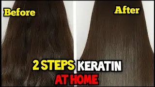 Curly Hair Gets AMAZING Results With Keratin Treatment At Home?