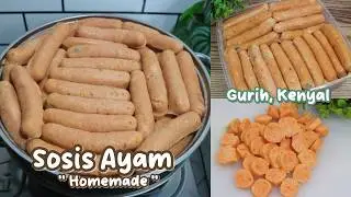 RESEP SOSIS AYAM WORTEL HOMEMADE, Enak dan Lebih Sehat!