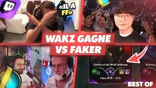 WAKZ GAGNE CONTRE FAKER SUR LE SUPER SERVEUR ?? - Best Of LoL #1191 R&eacute;actions