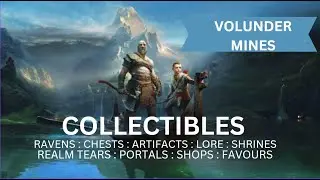 God of War - Volunder Mines All Collectible Locations (Ravens, Chests, Artefacts, Shrines) - 100%