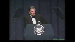 Ronald Reagan Receives Long Standing Ovation Before Presenting Speech at 1994 RNC Gala & Tribute