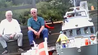 Drumbeat of Devon - RC fishing patrol boat - filmed with onboard camera