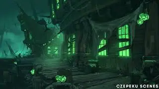 Haunted Dockside Tavern - Animated Scene - Czepeku
