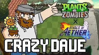 Rivals of Aether Workshop Crazy Dave ( Plants vs Zombies )