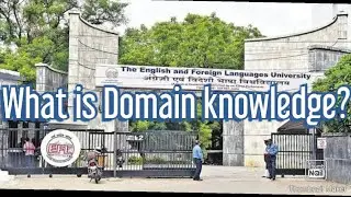 Domain Knowledge | EFLU Entrance Test 2020