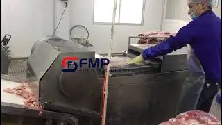 Frozen meat flaker machine