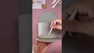 Wall vase 😭🙏 Subscribe to get more ideas like this 🥲 #clay #claycrafts #craftidea #pottery