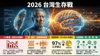 2026 年台灣將「老到不能動」？AI 是唯一的生存活路，還是毀滅的開始？ -20260117