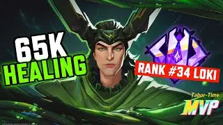 How I got 65k HEALING with Loki In 1 Marvel Rivals Celestial Game (Rank #34 Loki On Controller)