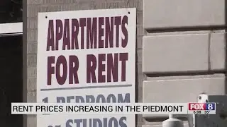Rent prices increasing in Piedmont