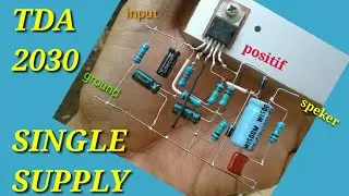 Power tda 2030 single supply