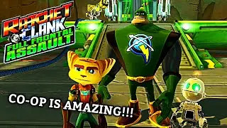 First Time Playing RatchetAndClank Full Frontal Assault!!