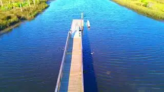 Drone Journey through Jacksonville's Castaway Island Preserve.