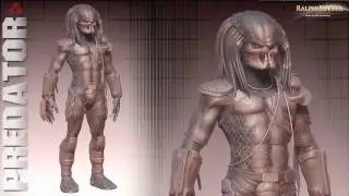 Predator 3D Model - Zbrush HD Turntable (WIP) 2.0