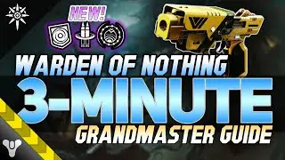 SPEEDY WARDEN OF NOTHING FARM // 3-Minute The Insight Terminus Grandmaster #guide #walkthrough