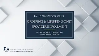 Ordering & Referring Only Provider Enrollment Demo