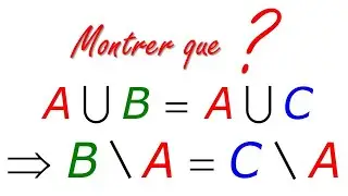 Exercice sur les ensembles 1 Bac SM Biof