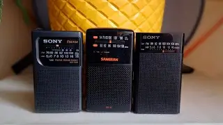 Sony ICF S10 Sangean PR-35 Sony ICF P26 Medium Wave Comparison