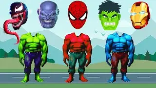 Wrong Heads Top Superheroes Puzzle - Meme Coffin Dance COVER Astronomia